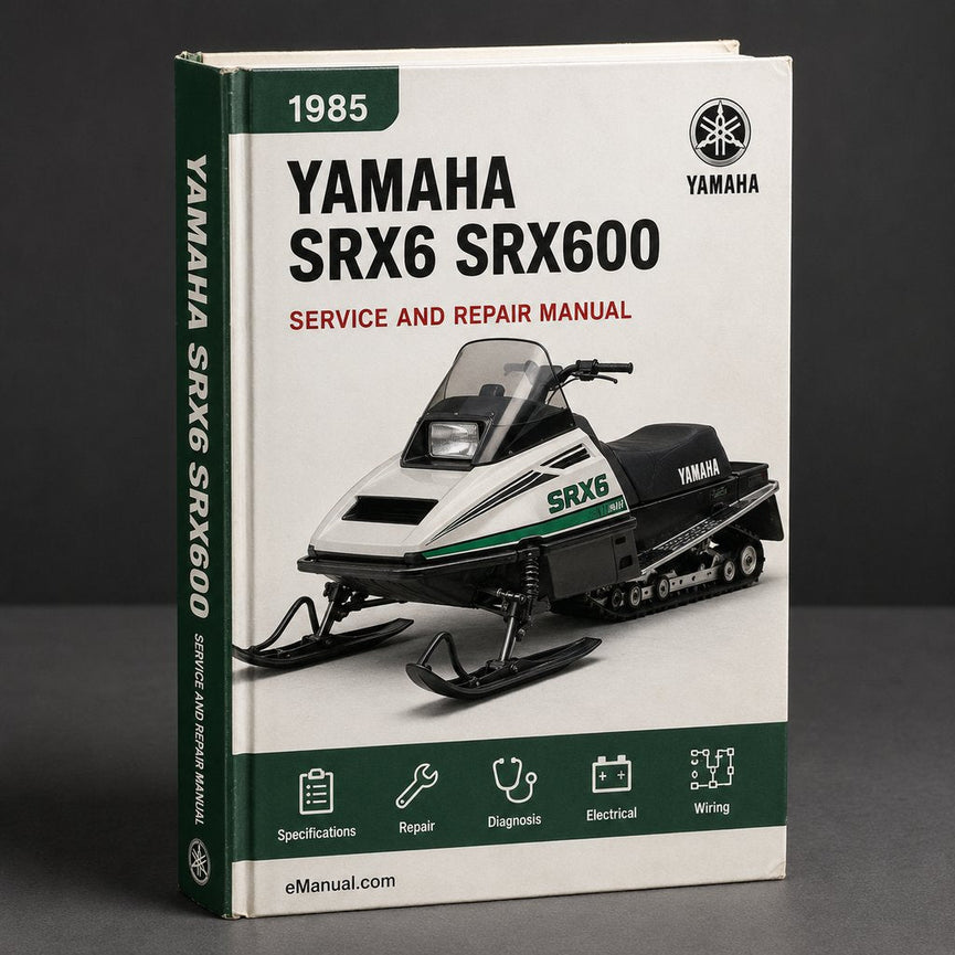 Yamaha SRX6 SRX600 Factory Service Repair Manual 1985-1997