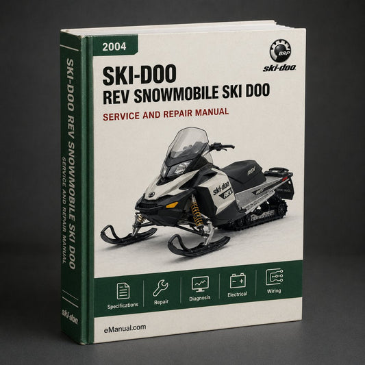 Ski-Doo REV snowmobile Service Manual Repair 2004 Ski Doo