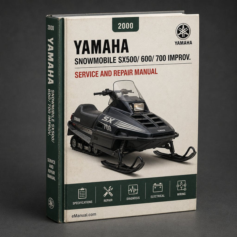 Yamaha Snowmobile 2000-2001 Yamaha SX500/ 600/ 700 Service Repair Manual [Improved]