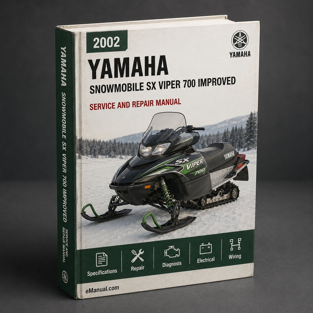 Yamaha Snowmobile 2002-2006 SX Viper 700 Service Repair Manual [Improved]