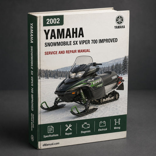 Yamaha Snowmobile 2002-2006 SX Viper 700 Service Repair Manual [Improved]