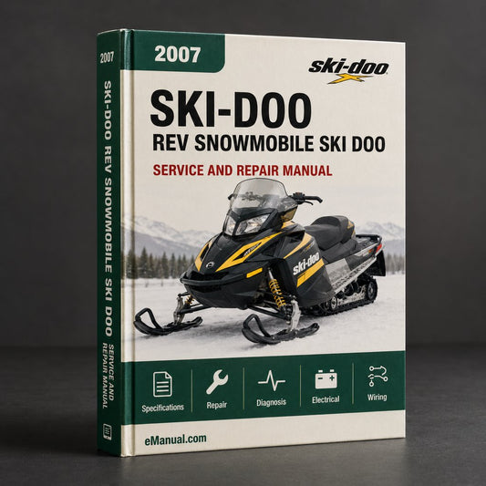 Ski-Doo REV snowmobile Service Manual Repair 2007 Ski Doo
