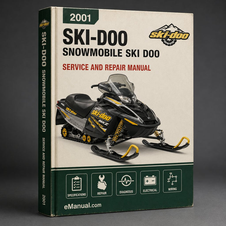 Ski-Doo snowmobile Service Manual Repair 2001 Ski Doo
