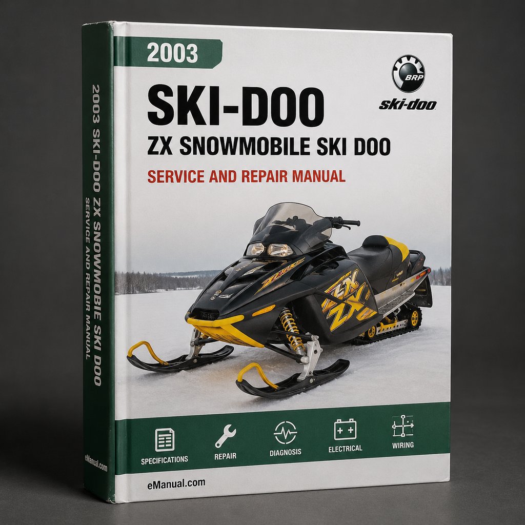 Ski-Doo ZX snowmobile Service Manual Repair 2003 Ski Doo