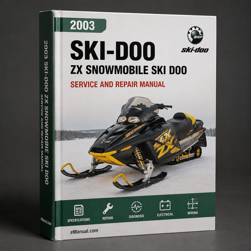 Ski-Doo ZX snowmobile Service Manual Repair 2003 Ski Doo