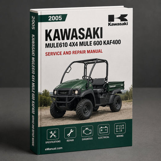 2005 Kawasaki Mule610 4x4 Mule 600 KAF400 Service Manual