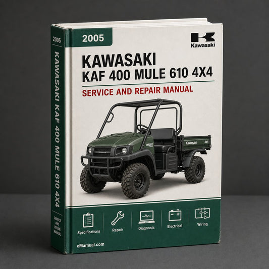 Kawasaki KAF 400 Mule 610 4x4 - Mule 600 Service Manual 2005