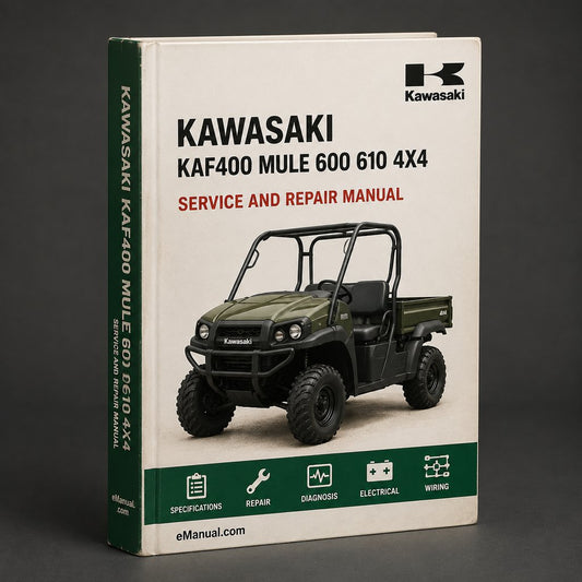 KAWASAKI KAF400 MULE 600 610 4X4 UTILITY VEHICLE Service Repair Manual 2005 Onward