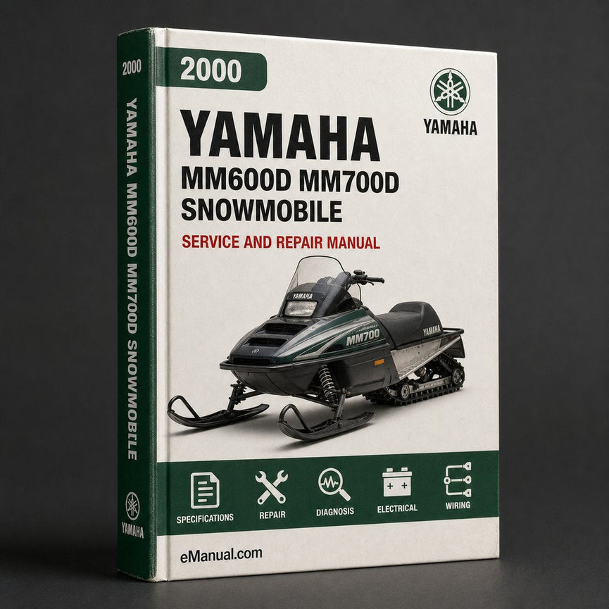 2000-2002 Yamaha MM600D MM700D Snowmobile Service Repair Manual Download PDF