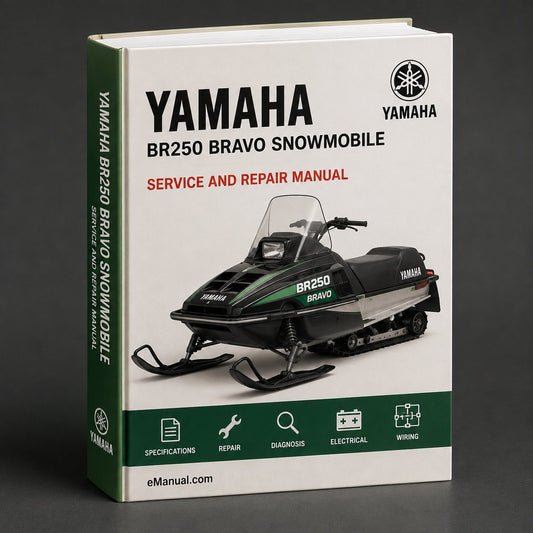 Yamaha BR250 Bravo Snowmobile Factory Service Repair Manual