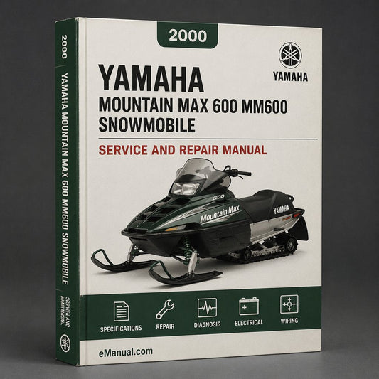 Yamaha MountAIN MAX 600 MM600 Snowmobile Service Repair Manual 2000-2002