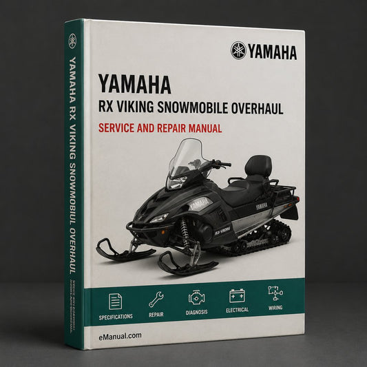 Yamaha RX VIKING Servicio de motos de nieve Reparación Mantenimiento Revisión Manual de taller Descargar PDF