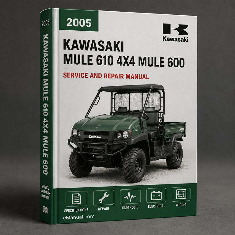 2005 Kawasaki Mule 610 4x4 Mule 600 KAF400 Service Repair Manual PDF