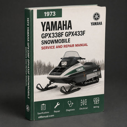 1973-1975 Yamaha GPX338F GPX433F Snowmobile Repair