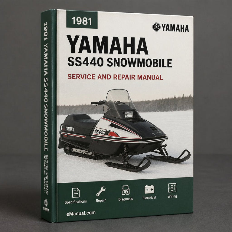 1981-1985 Yamaha SS440 Snowmobile Repair Manual