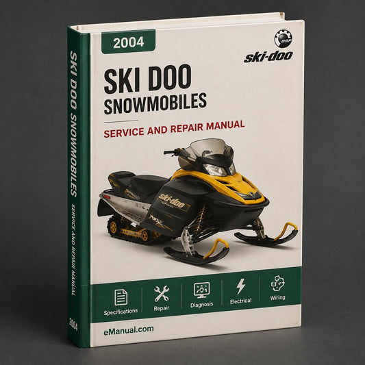 2004 SKI DOO Snowmobiles Repair