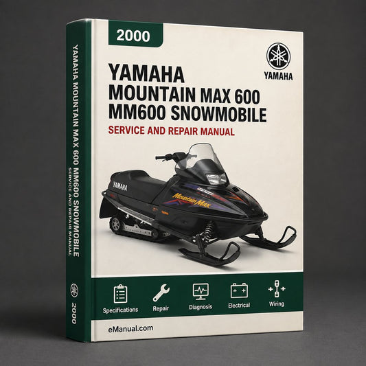 Yamaha MountAIN MAX 600 MM600 Snowmobile Full Service & Repair Manual 2000-2002