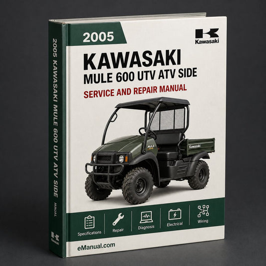 Kawasaki Mule 600 UTV ATV Side By Side 2005-2013 Service & Repair Manual