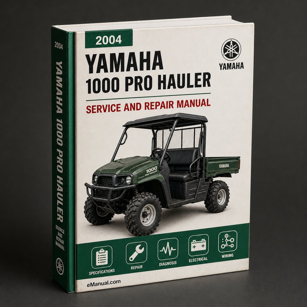 Yamaha 1000 Pro Hauler 2004-2006 Workshop Service Manual
