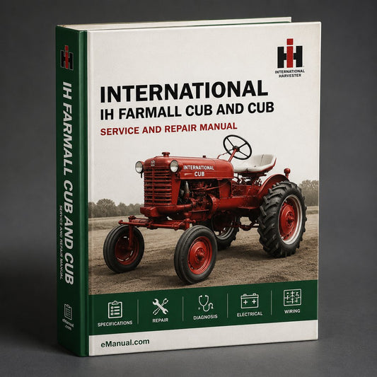 International IH Farmall Cub and Cub Lo-Boy Tractors Master Parts Catalog Manual Parts List TC37F
