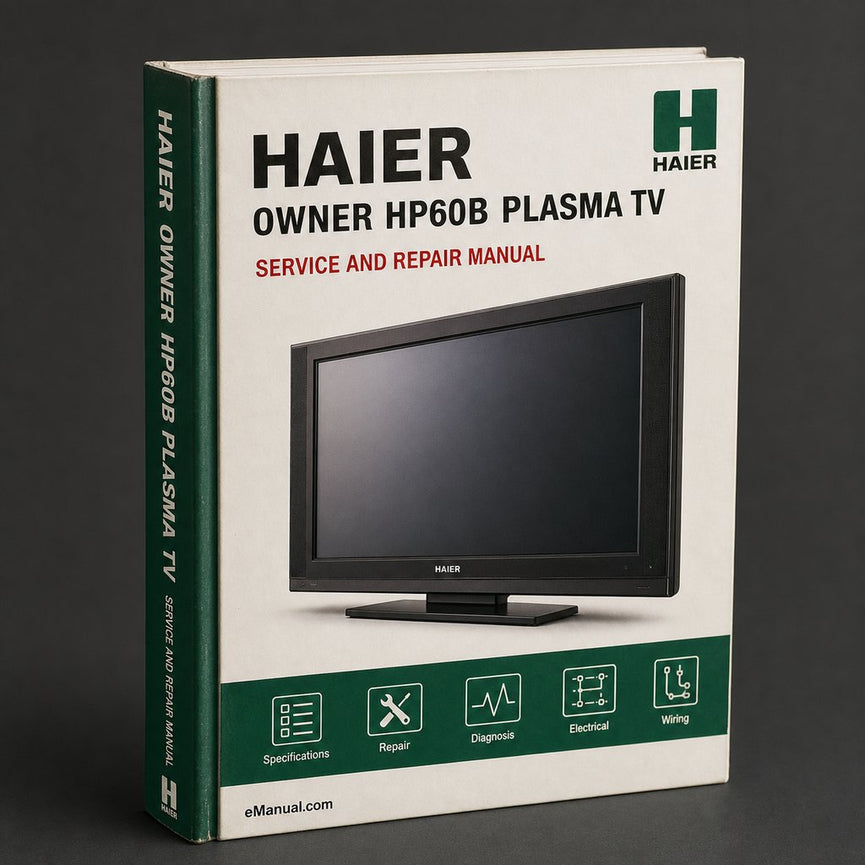 Owner Manual Haier HP60B PLASMA TV