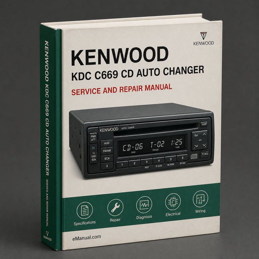 Kenwood KDC C669 CD Auto CHANGER Repair Manual