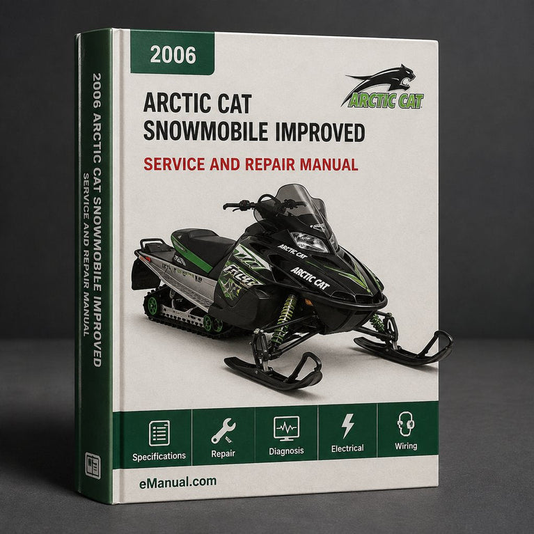 ARCTIC CAT 2006 Snowmobile Service Repair Manual [Improved]