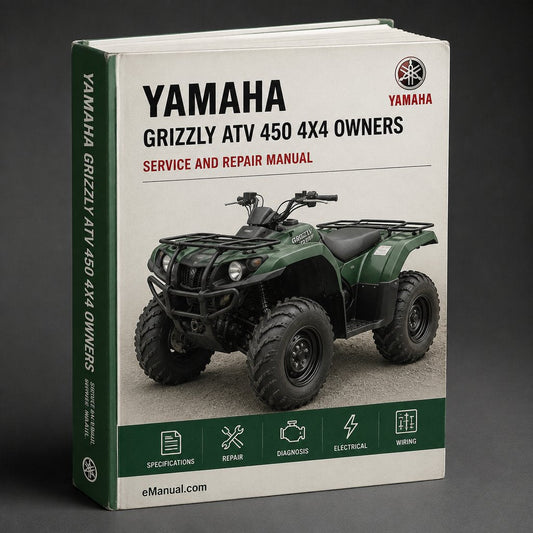 Yamaha GRIZZLY ATV 450 4x4 Owners Manual YFM45FGW