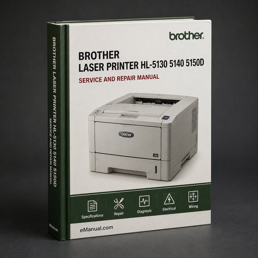 Brother Laser Printer HL-5130 5140 5150D 5170DN Parts & Service Manual