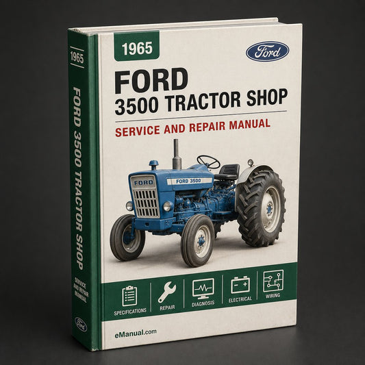 Ford 3500 Tractor Service Repair Shop Manual Workshop 1965-1975
