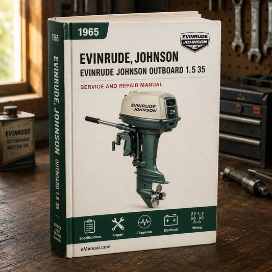 * Best * 1965 - 1978 Evinrude Johnson Outboard 1.5 - 35 Hp Service | Repair Manual ( 65 1966 1967 1968 1969 1970 1971 1972 1973 1974 1975 1976 1977 78 )