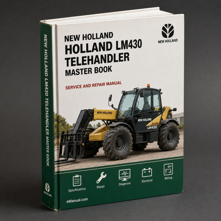 NEW Holland LM430 TELEHAndLER MASTER ILLUSTRATED Parts List Manual BOOK