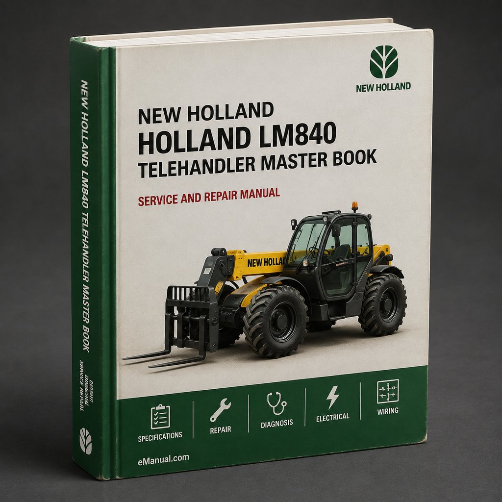 NEW Holland LM840 TELEHAndLER MASTER ILLUSTRATED Parts List Manual BOOK