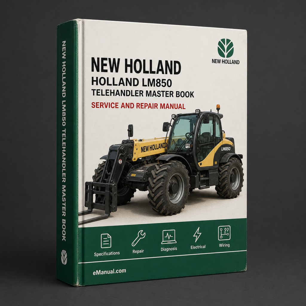 NEW Holland LM850 TELEHAndLER MASTER ILLUSTRATED Parts List Manual BOOK