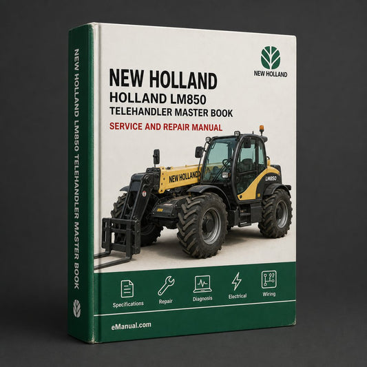 NEW Holland LM850 TELEHAndLER MASTER ILLUSTRATED Parts List Manual BOOK