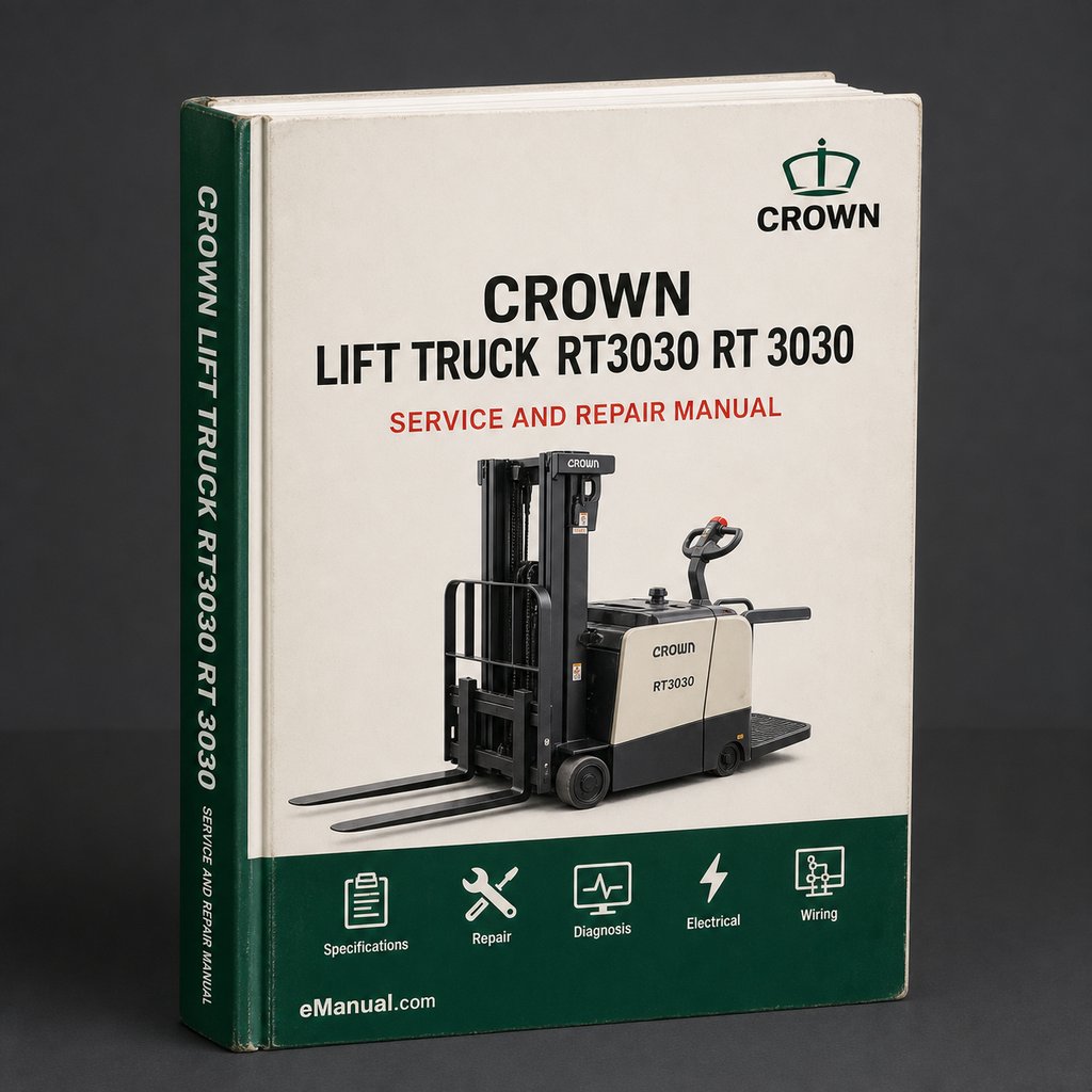 CROWN Lift Truck rt3030 RT 3030 Parts PART Manual