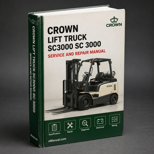 CROWN Lift Truck SC3000 SC 3000 Parts PART Manual